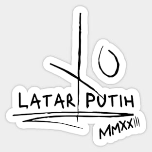 Latar Putih Tag Sticker